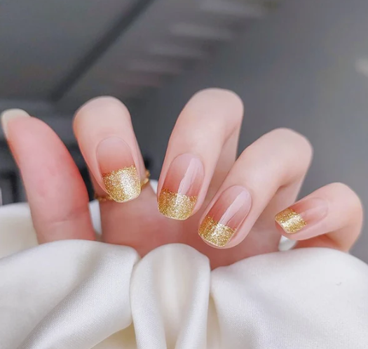 Gold glitter