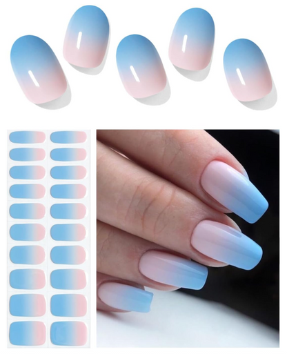 Blue Pink Ombre