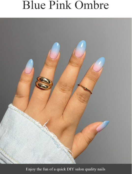 Blue Pink Ombre